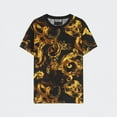 thumbnail image 2 of Versace Jeans Couture Black Baroque Print T-Shirt-M for mens, 2 of 5
