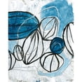 thumbnail image 3 of Vess, June Erica 12x14 Black Modern Framed Museum Art Print Titled - Blue Lanterns II, 3 of 5