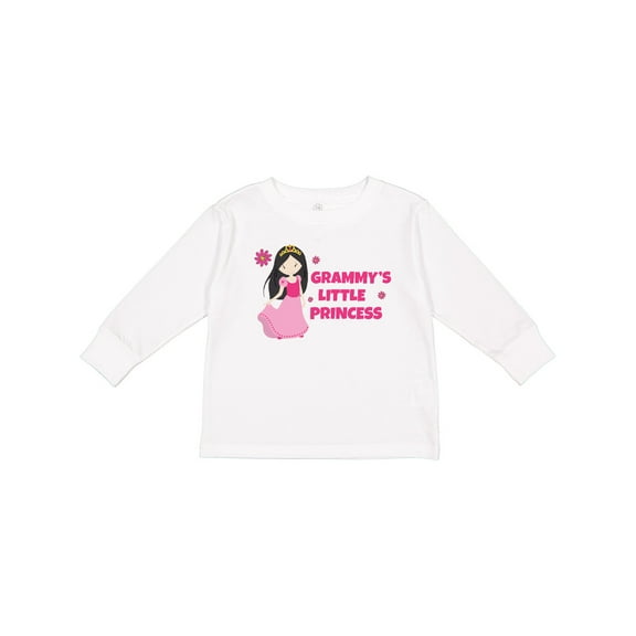 Inktastic grammy's little princess Girls Long Sleeve Toddler T-Shirt