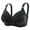 Black, variant on Penkiiy Women Bras Woman's Comfortable Breathable Bra Underwear No Rims Black Bras