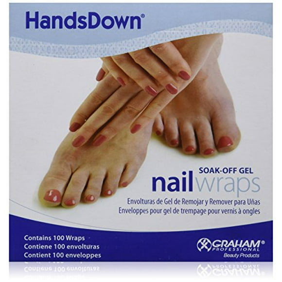 Graham Handsdown Soak-Off Gel Nail Wraps, 100 Count