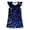 Dark Blue, variant on 4th of July Kids Girls Cute Print Princess Dress Gown Toddlers Casual Cute Dresses Clothes