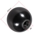 thumbnail image 4 of Uxcell M6 Rosca hembra 30mm Diámetro Perilla de máquina de plástico negra 6 piezas, 4 of 5