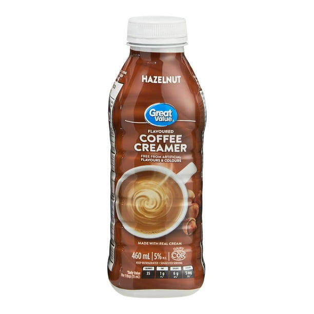 Great Value Hazelnut Flavoured Coffee Creamer Walmart.ca
