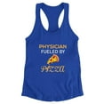 thumbnail image 3 of Physician Fueled By Pizza Racerback Tank Women -Image by Shutterstock, Female x-Large, 3 of 4
