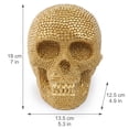 thumbnail image 3 of Tabletop Skull Decor Silver Rhinestone Single Piece for Halloween Home Party, 3 of 6
