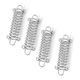thumbnail image 1 of Hebilla a presión para tienda, 4 piezas Gancho de extensión de bobina tensora Gancho a presión de acero inoxidable para acampar al aire libre Senderismo Viajes Playa4pcs-silver LingWen 8390615251310, 1 of 1