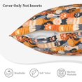thumbnail image 5 of Fotbe Cat Paws Pattern Velvet Decorative Throw Pillow Covers with Elegant Piping, Soft Plush Cushion Cover for Sofa, Bed, Car, Office-20"x20", 5 of 8