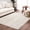 Light Silver, Ash, Sterling Gray / Albena, variant on Hauteloom Chouko Broken Striped Area Rug - Modern Geometric Carpet for Living Room, Bedroom Area Rug - Contemporary - Silver Gray, Metallic Silver, Light Brown - 7'10" x 10' (8x10 Area Rug)