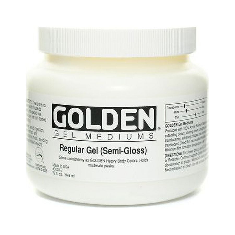 Golden Artist Colors, 16 oz, Heavy Gel Matte
