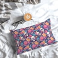 thumbnail image 3 of Salouo colorful Skull flower daisy Pattern Pillow Cases,1PC Pillow Covers with Envelope Closure Decorative Pillow Case for Bed Couch,Pillows Not Included-14"x20", 3 of 6