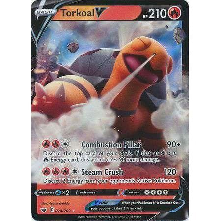 Pokemon Sword and Shield Torkoal V #24