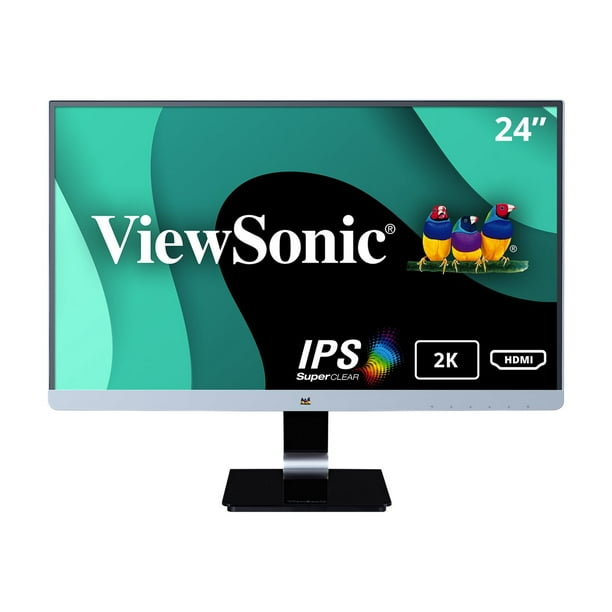 ViewSonic VX2478-SMHD - Moniteur LED - 24" (23.8" Visible) - 2560 x 1440 WQHD 60 Hz - IPS - 300 Cd/M - 1000:1 - 4 ms - HDMI, DisplayPort, Mini DisplayPort - Haut-Parleurs