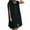 Black Summer Boho Dress Clearance, variant on OSFVNOXV Summer Shirt Dress for Women 2025 Cap Sleeve Button Down Collar Lapel Blouse for Sleepwear Nightgown Dress
