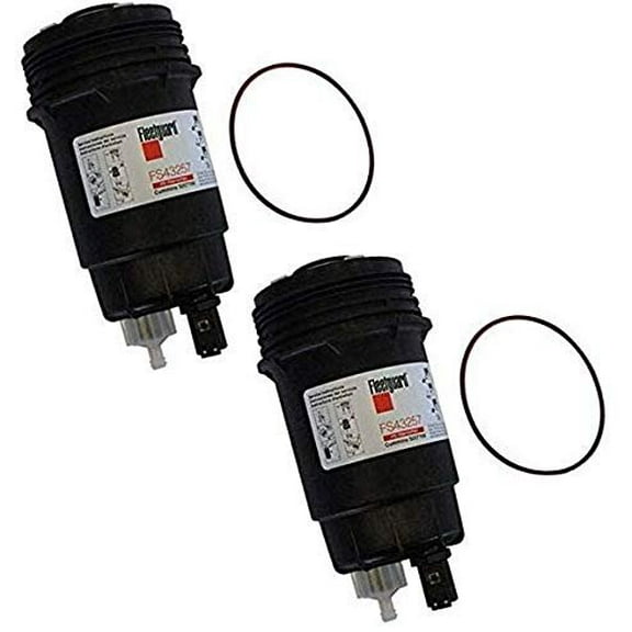 FS43257 Fleetguard Fuel Filter Water Separator Pack of 2