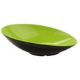thumbnail image 2 of G.E.T. Heavy-Duty Angled Serving Bowl, 1 Quart, Green / Black, 2 of 3