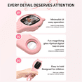 thumbnail image 3 of Microscope for Kids - Portable Handheld Magnifying Glass Digital Microscope for Kids Educational Science Toys Pink, 3 of 7