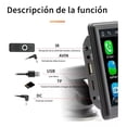 thumbnail image 2 of Pantalla Estéreo para Coche FINYQBET IPS HD 7 Pulgadas Táctil con Apple Carplay, Android Auto y Cáma, 2 of 9