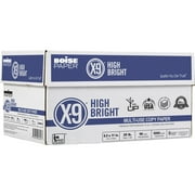 BOISE X-9 High Bright Multi-Use Copy Paper, 8.5" x 11" Letter, 96 Bright White, 20 lb., 10 Ream Carton (5,000 Sheets)