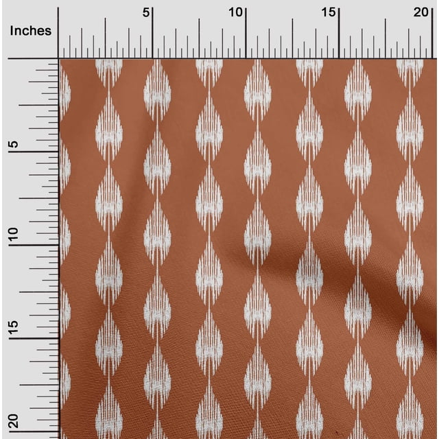 oneOone Polyester Lycra Fabric Stripe Ikat Print Fabric BTY 56 Inch Wide