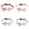 thumbnail image 4 of Cat Collars, 4 Pack Breakaway Cat Collar with Bells, Cute Bow Tie and Safety Release Buckle, Adjustable for Cats Kitten and Some Puppies, 4 of 9