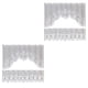 thumbnail image 2 of Cortinas de Encaje Injueey 2 Piezas Blanco 160x60cm + 160x30cm, 2 of 6