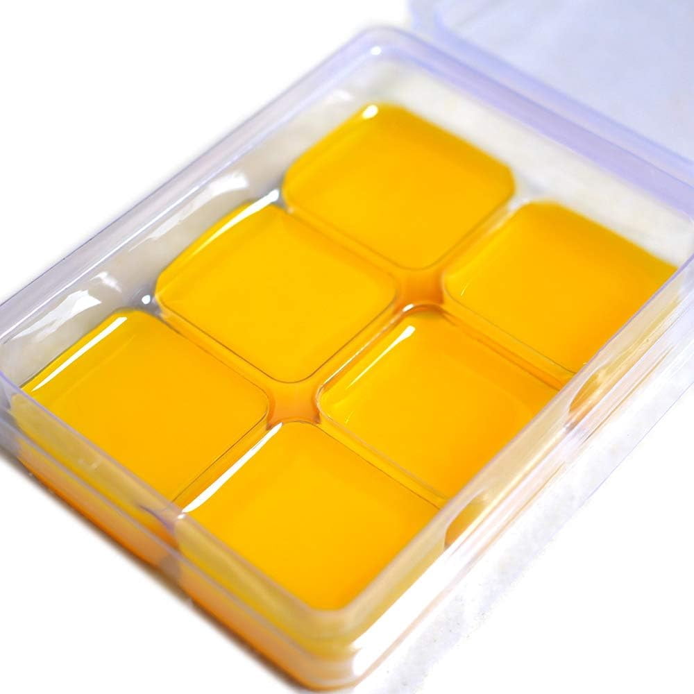 Wax Melt Molds - 100 Packs Clear Empty Plastic Wax Melt Clamshells for Wickless Wax Melt Candles