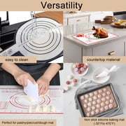 Small Silicone Baking Mats Quarter Sheet Baking Mats Non Stick Silicone Liners, BPA Free, Professional Grade Silicon Baking Sheet for Cookies, Macarons Bread & Pastry, Toaster Pad Set of 4 Pack…