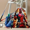 thumbnail image 3 of XINGUI Deadpool Dead Pool-theme Drawstring Backpack Sports Gym Bag Water Resistant String Bag Cinch Bag18"X16"（45X40cm）, 3 of 6
