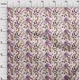 thumbnail image 3 of oneOone Velvet Dark Magenta Fabric Tropical Abstract Craft Projects Decor Fabric Printed by The Yard 58 Inch Wide, 3 of 4