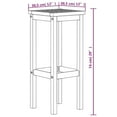 thumbnail image 3 of vidaXL Bar Stools 4 pcs Solid Wood Acacia, 3 of 3