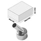 thumbnail image 4 of Adecuado para Boquilla Pistola Aire 858/858D Boquilla Pistola Aire Caliente Bayoneta Boquilla Pistola Aire Ventilador Aire Caliente (10mm), 4 of 6