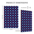 thumbnail image 3 of DouZhe 1-Gang Blank Wallplate, America Patriotic Red White Blue Stars Decorative Wall Plates, 3 of 7