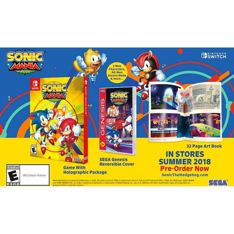 Sonic Mania Plus, Sega, Nintendo Switch, 010086770797 - Walmart.com