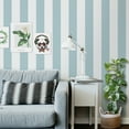 thumbnail image 3 of SUSSEXHOME 177.59 Square Feet Non-Woven Removable Wallpaper - Waterproof, Strippable, Light Resistance & Cleanable Wall Paper Roll - Wallpaper-Luna Collection-Striped, 3 of 5