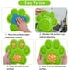 thumbnail image 4 of Estera para lamer perros, cojín para lamer perros, almohadillas para lamer perros de silicona con ventosas, estera para lamer perros de alimentación lenta, para baño de perros verde, 4 of 5