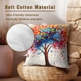 thumbnail image 5 of Colorful Painting Tree Pillow Covers - Rainbow Trees Throw Pillow Cover 18x18 Abstract Art Pillowcases Set of 2 Colored Plant Cushion Cover for Home Outdoor Office Sofa, 5 of 6