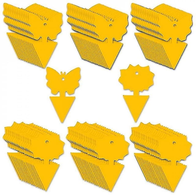 Trampas adhesivas LIUYMXG para moscas de La fruta 96 piezas para plantas Cocina interior y exterior