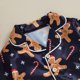 thumbnail image 4 of Suefunskry-Conjunto de pijamas navideños para chico y niña, Tops de manga larga con estampado de alces, pantalones largos, traje de salón, ropa de dormir para el hogar, 2 uds., 4 of 4