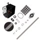 thumbnail image 5 of Piezas De Actualización De Impresora 3D, Kit De Transmisión De Correa De Impresora 3D De Material Metálico, Accesorios De Impresora 3D De Funcionamiento Constante, Fácil Fugacal Upgrade Kit, 5 of 8