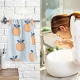 thumbnail image 7 of Fruit Yellow Flower Pattern Bath Towel 100% Cotton Soft Thick High Absorbency Hand Face Towel Single Pack 16x28in, 7 of 7
