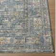 thumbnail image 5 of BoutiqueRugs Cooranbong Vintage Faded Look Traditional Area Rug - Oriental Medallion Carpet for Living Room, Bedroom - Farmhouse - Distressed - Navy, Denim, Cream - 5' x 7'5", 5 of 19