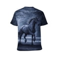 thumbnail image 2 of LAOLIUSN Mens Animal Graphic T-Shirt Funny Horse Short Sleeve Tee Tops S-4XL, 2 of 7