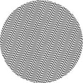 thumbnail image 1 of Ahgly Company Machine Washable Indoor Round Transitional White Smoke Area Rugs, 5' Round, 1 of 7