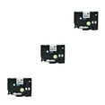 thumbnail image 3 of Transemion Label Printer Tape Adhesive Shopping Mall Libraries Maker Ribbon Accessories Replacement for P-Touch Black on White 3Set, 3 of 6