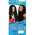 thumbnail image 3 of QueenB Braid New Locs 18” 4X Value Pack Pre-Looped Crochet Hair – Color #1B, 3 of 4