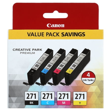 UPC: 0660685140158 | Canon 0390C005 (CLI-271) Ink  Black/Cyan/Magenta/Yellow