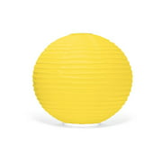 Weddingstar Lemon Yellow Round Paper Lanterns - Medium