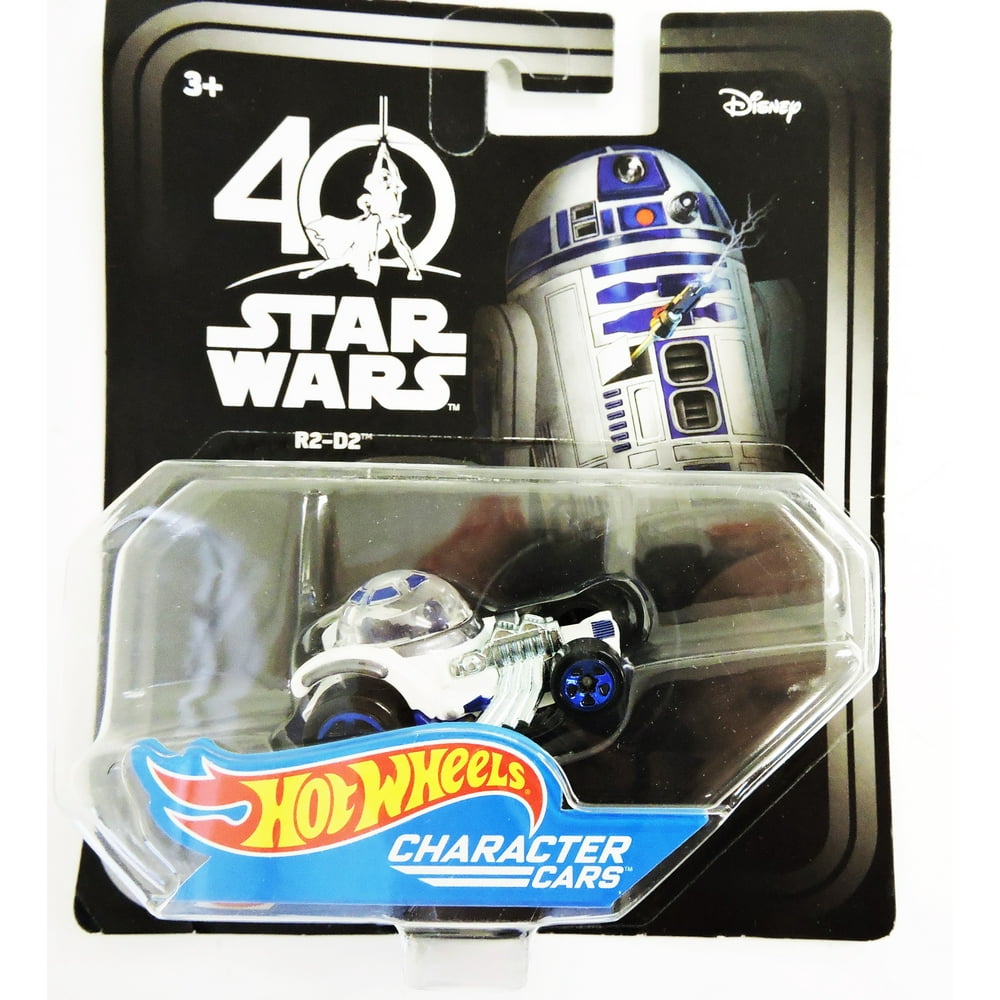 HOT WHEELS CHARACTER CARS STAR WARS 40TH ANNIVERSARY R2D2 Walmart