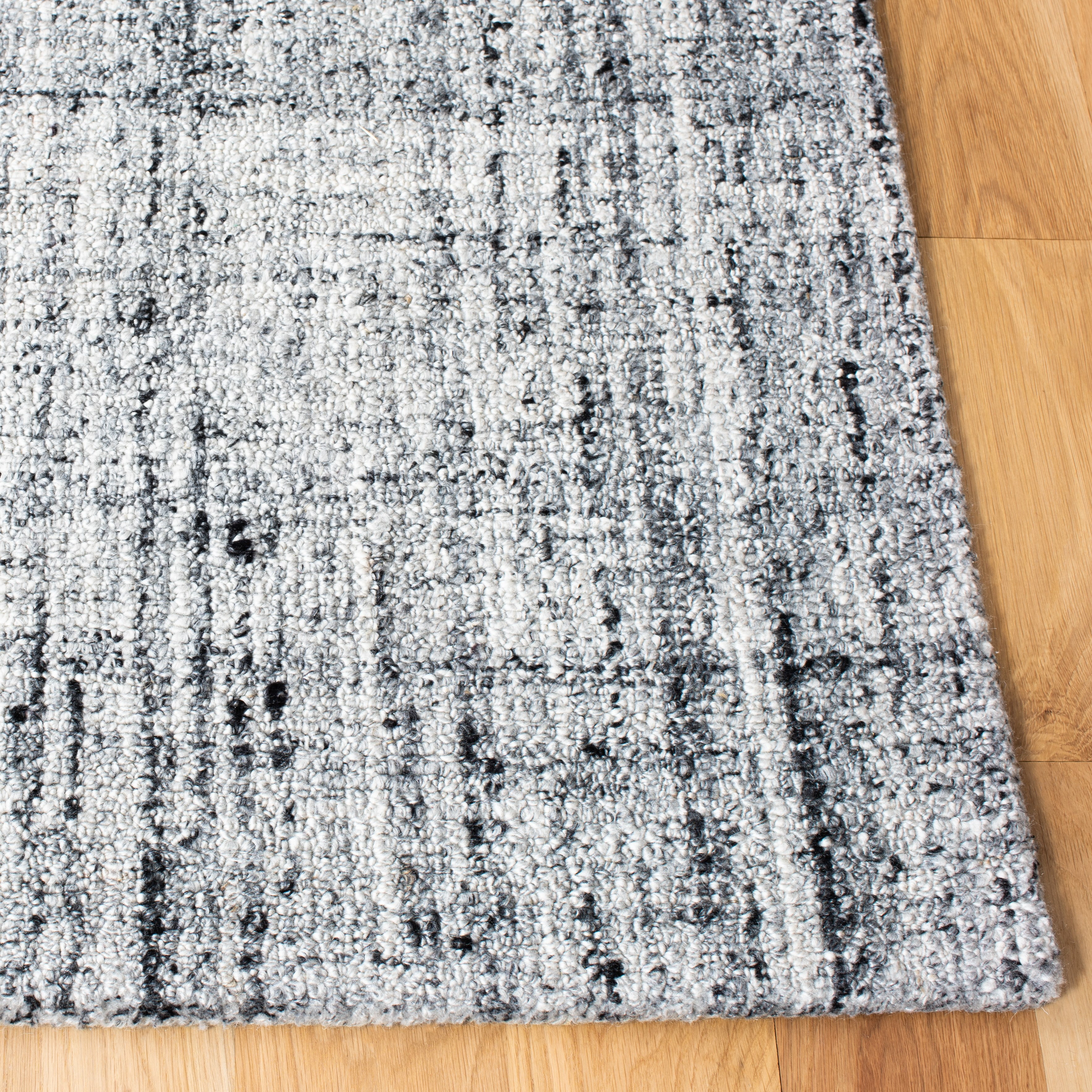 Safavieh Abstract Bailey Striped Runner Rug, Gray/Black, 2'3" x 8'